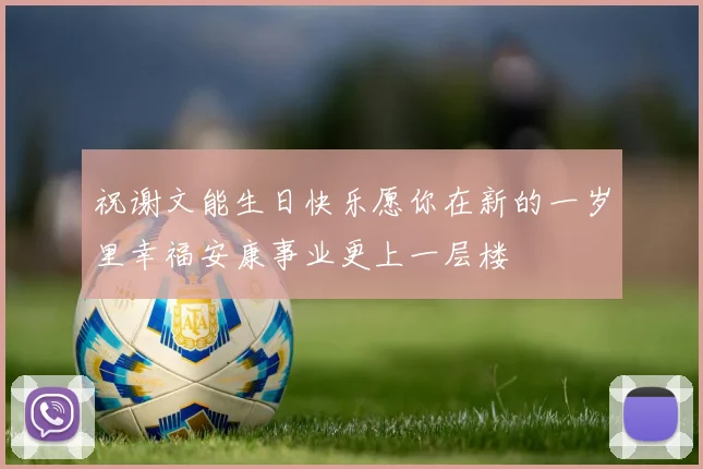 祝谢文能生日快乐愿你在新的一岁里幸福安康事业更上一层楼