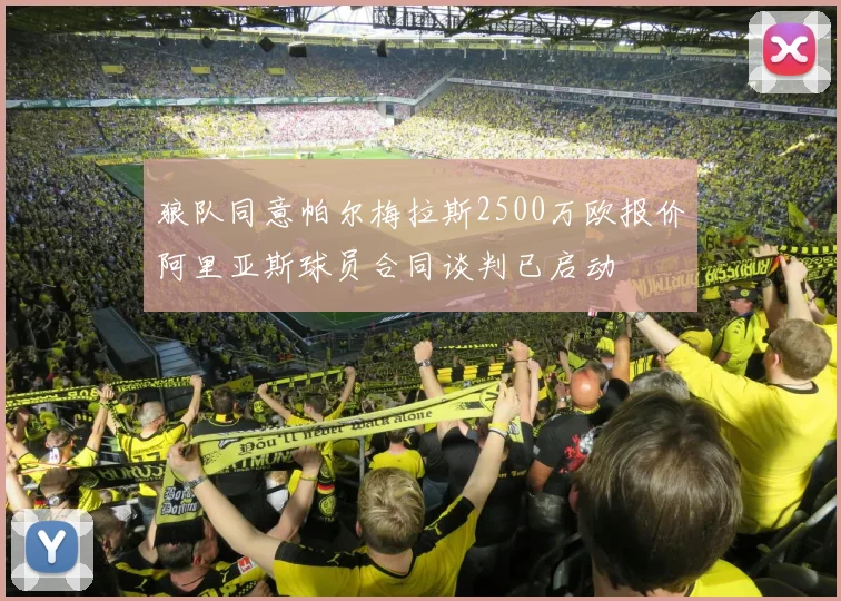 狼队同意帕尔梅拉斯2500万欧报价阿里亚斯球员合同谈判已启动